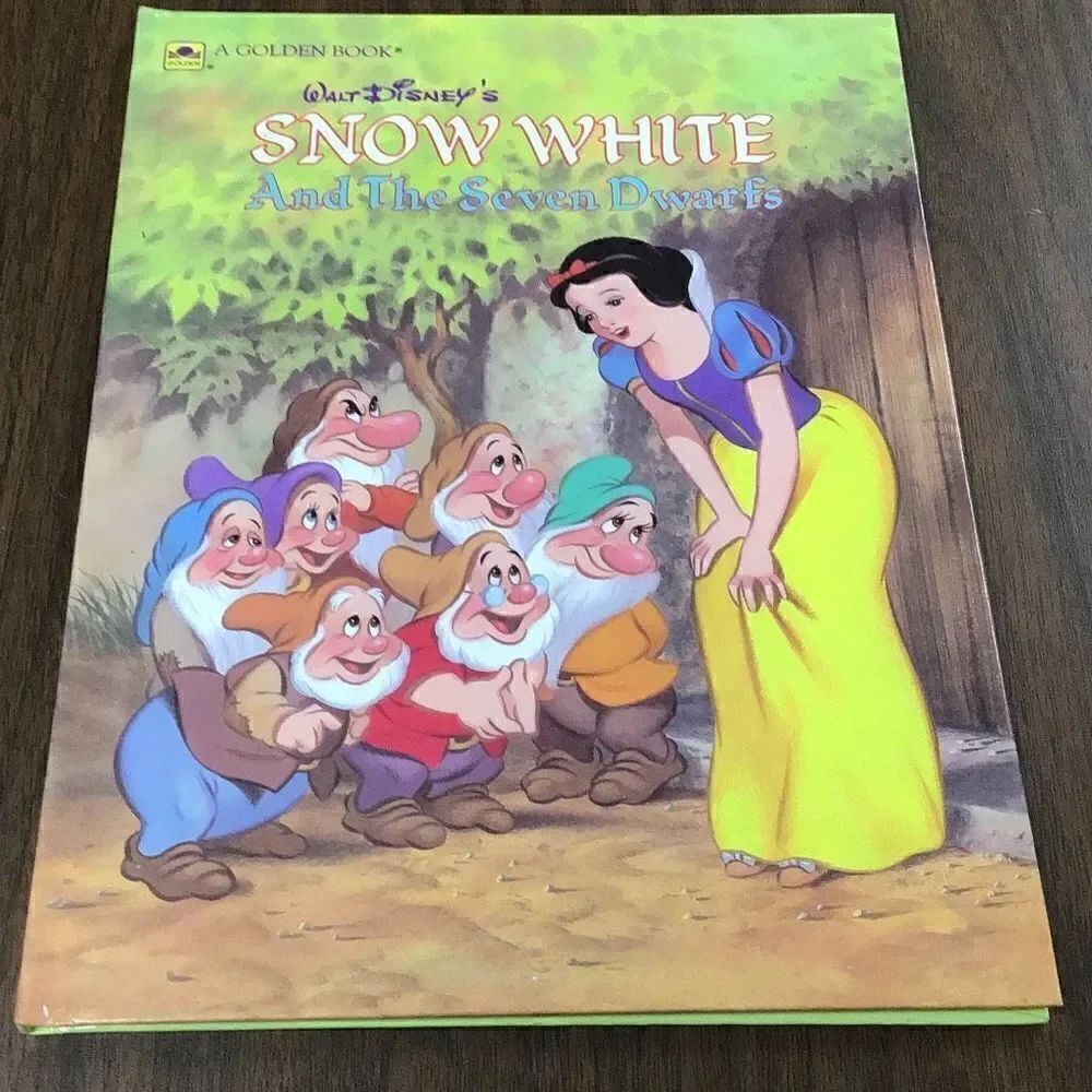 Vintage Walt Disney, Snow White, and the seven dwarfs a golden book 1984 edition